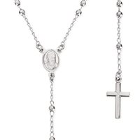 Halskette Amen Rosari in Silber CRO3OB